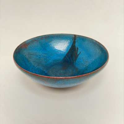 Carlo Zauli, Large Decorative Bowl, Faenza c.1960