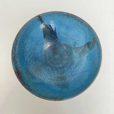Carlo Zauli, Large Decorative Bowl, Faenza c.1960
