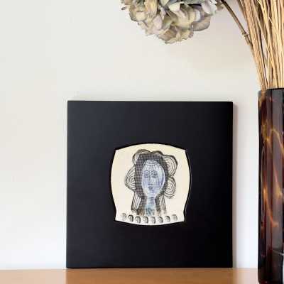 Roger Capron, Decorative Tile, Vallauris c.1980