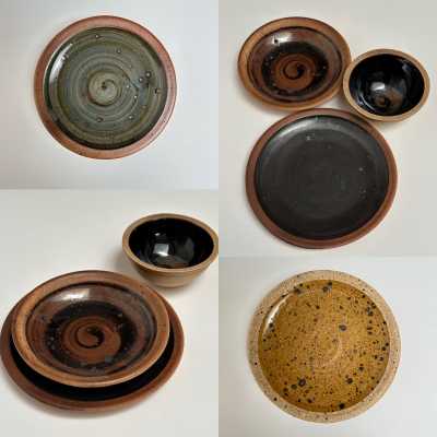 Janet Stedman for Pierre Digan, Set of Dishes, c.1970