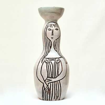 Accolay, Double Faced Vase, France c.1960