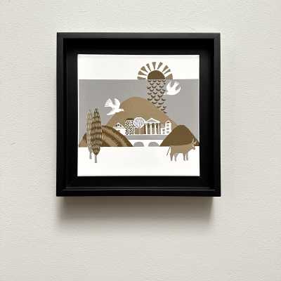 Decorative Art Tile, Roger Capron for Marazzi, Italy c.1980