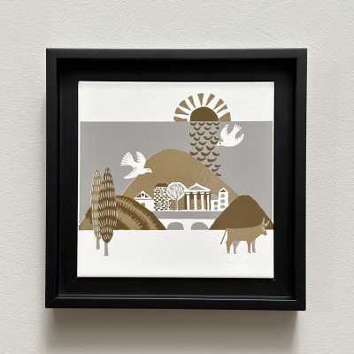 Decorative Art Tile, Roger Capron for Marazzi, Italy c.1980