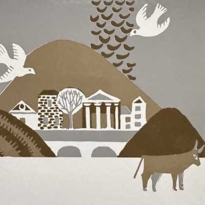 Decorative Art Tile, Roger Capron for Marazzi, Italy c.1980