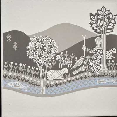 Decorative Art Tile, Roger Capron for Marazzi, Italy c.1980