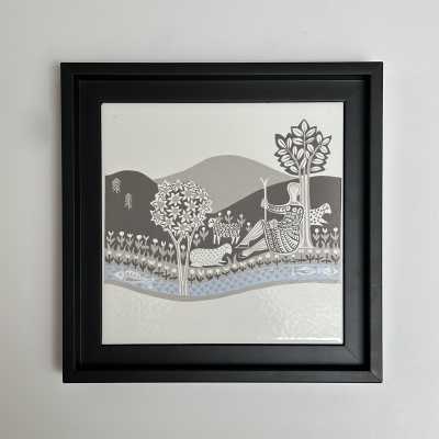 Decorative Art Tile, Roger Capron for Marazzi, Italy c.1980