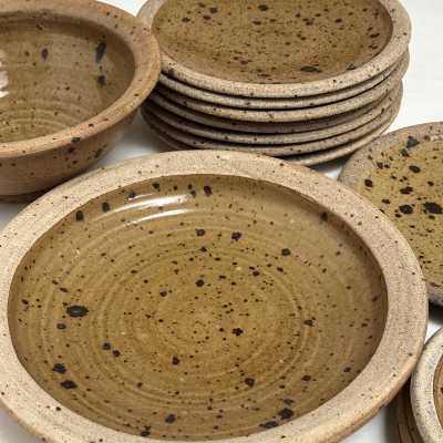 Janet Stedman for Pierre Digan, Set of Dishes, c.1970