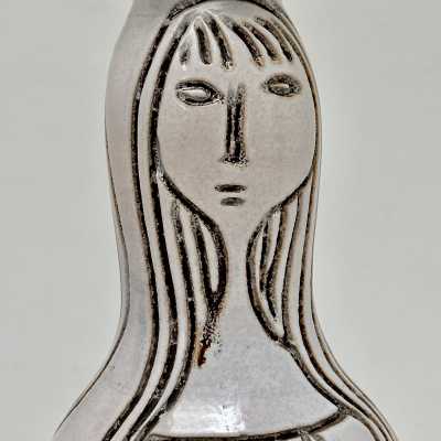 Accolay, Double Faced Vase, France c.1960