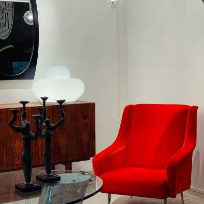 Paire de fauteuils italien années 60