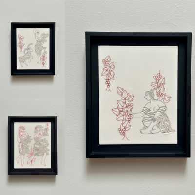 Unique Decorative Art Tile, Roger Capron, Italy c.1980