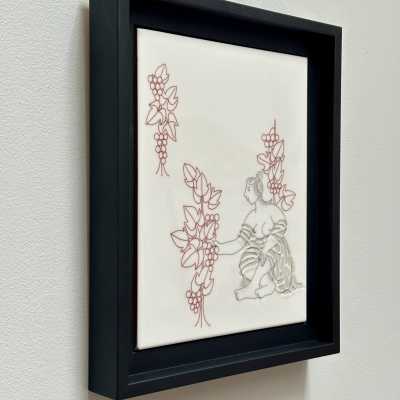 Unique Decorative Art Tile, Roger Capron, Italy c.1980