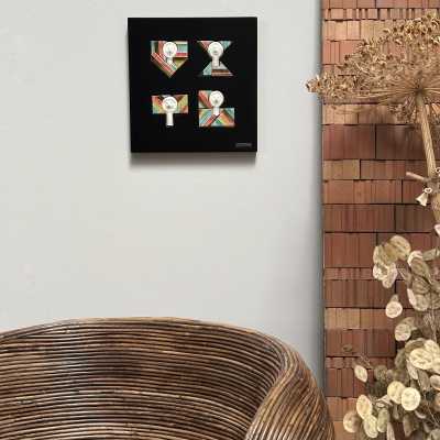 Decorative Panel "Butterflies", Roger Capron, Vallauris 1994