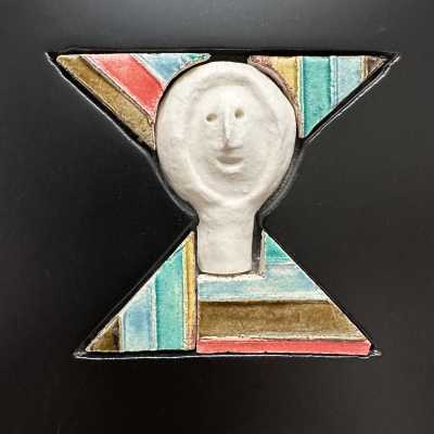 Decorative Panel "Butterflies", Roger Capron, Vallauris 1994