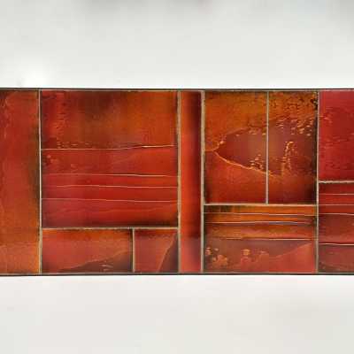 Glazed Lava Low Table, Roger Capron, Vallauris c.1970