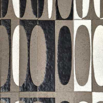 Ceramic Low Table "Ellipses", Roger Capron, Vallauris c.1965