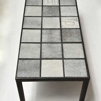 Ceramic Low Table, Nicole & Guy Raude, Paris c.1960