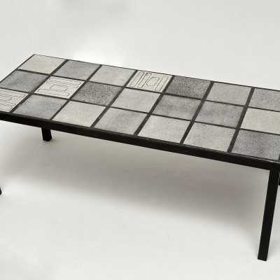 Ceramic Low Table, Nicole & Guy Raude, Paris c.1960