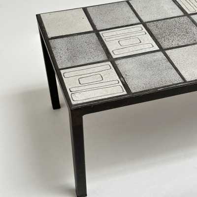 Ceramic Low Table, Nicole & Guy Raude, Paris c.1960