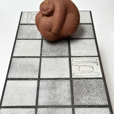 Ceramic Low Table, Nicole & Guy Raude, Paris c.1960