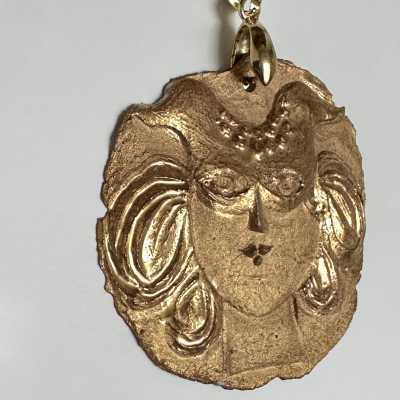 Roger Capron, Porcelain Charm Taurus, Vallauris 1973