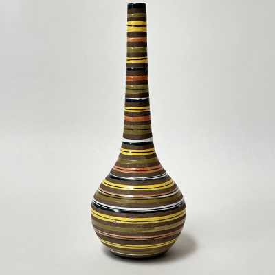 Ceramic Bottle Vase, Raymor, Italy c.1950
