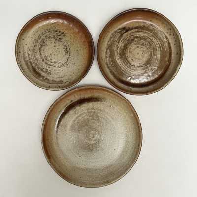 Handcrafted Stoneware Set of Dishes, Jea-Pierre Prud'Homme, France c.1975