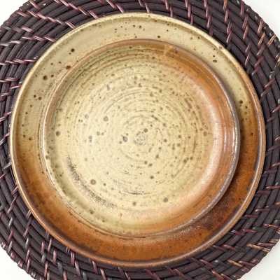 Handcrafted Stoneware Set of Dishes, Jean-Pierre Prud'Homme, France c.1975
