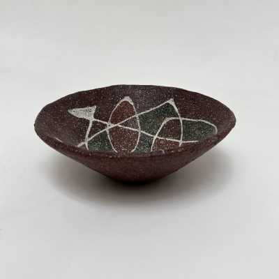 Large Ceramic Bowl, Accolay, France c.1950