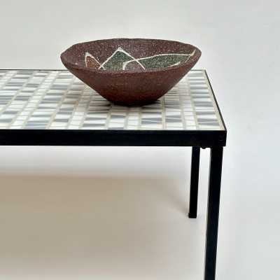 Large Ceramic Bowl, Accolay, France c.1950