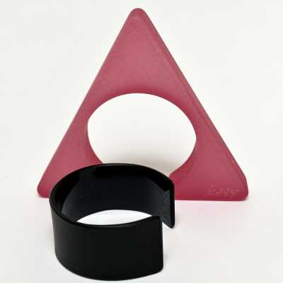 Sculptural Resin Cuff, Isaky, Paris c.1980