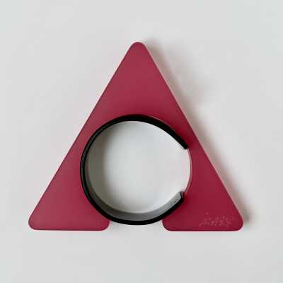 Sculptural Resin Cuff, Isaky, Paris c.1980