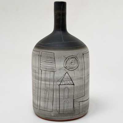 Jacques Innocenti, Bottle Vase, Vallauris c.1950
