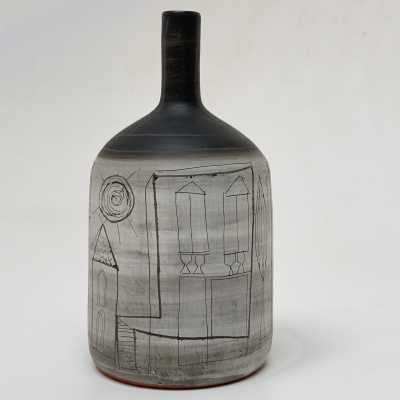 Jacques Innocenti, Bottle Vase, Vallauris c.1950