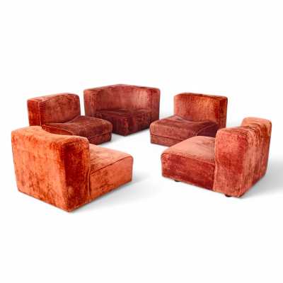 Italian design armchairs 70s