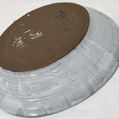 Albert Thiry, Large Grogged Clay Bowl, Vallauris c.1980