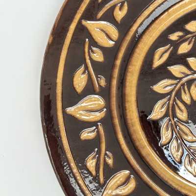 Large Glazed Earthenware Dish, Biot c.1960