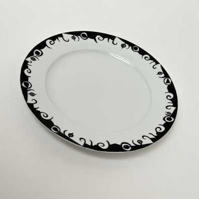 Roger Capron, Unique Porcelain Plate, Vallauris 1992