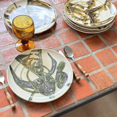 Marc Piano, Minotaur Set of Dishes, Vallauris c.1990