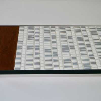Roger Capron, Ceramic and Teak Low Table, Vallauris c.1960