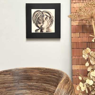Decorative Art Tile, Roger Capron, Vallauris 1980