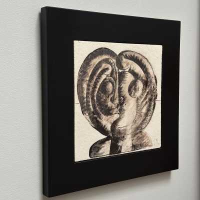 Decorative Art Tile, Roger Capron, Vallauris 1980
