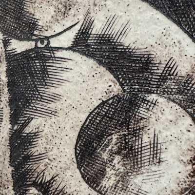 Decorative Art Tile, Roger Capron, Vallauris 1980