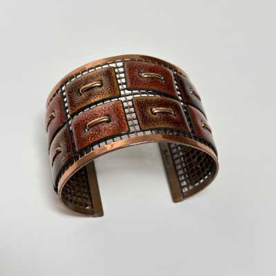Copper Cuff Bracelet, Jerry Fels, USA c.1950
