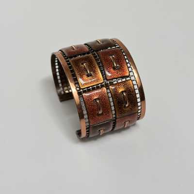 Copper Cuff Bracelet, Jerry Fels, USA c.1950