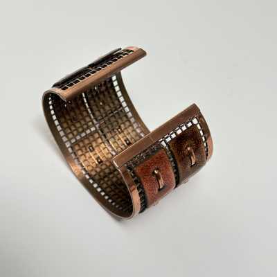 Copper Cuff Bracelet, Jerry Fels, USA c.1950