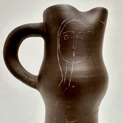 Large Vase With Sgraffito Decor, Jacques Innocenti, Vallauris c.1950