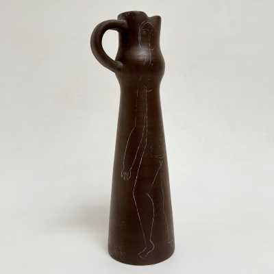 Large Vase With Sgraffito Decor, Jacques Innocenti, Vallauris c.1950