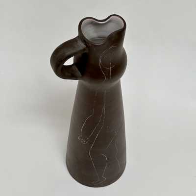 Large Vase With Sgraffito Decor, Jacques Innocenti, Vallauris c.1950