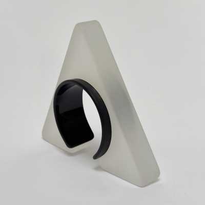 Sculptural Resin Cuff, Isaky, Paris c.1980