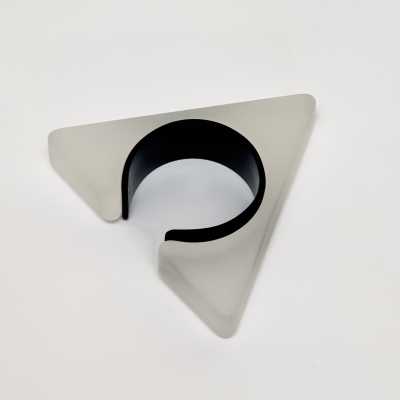 Sculptural Resin Cuff, Isaky, Paris c.1980